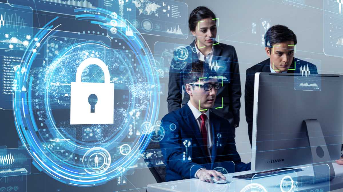 image of diverse team brainstorming (for an ai saas company)